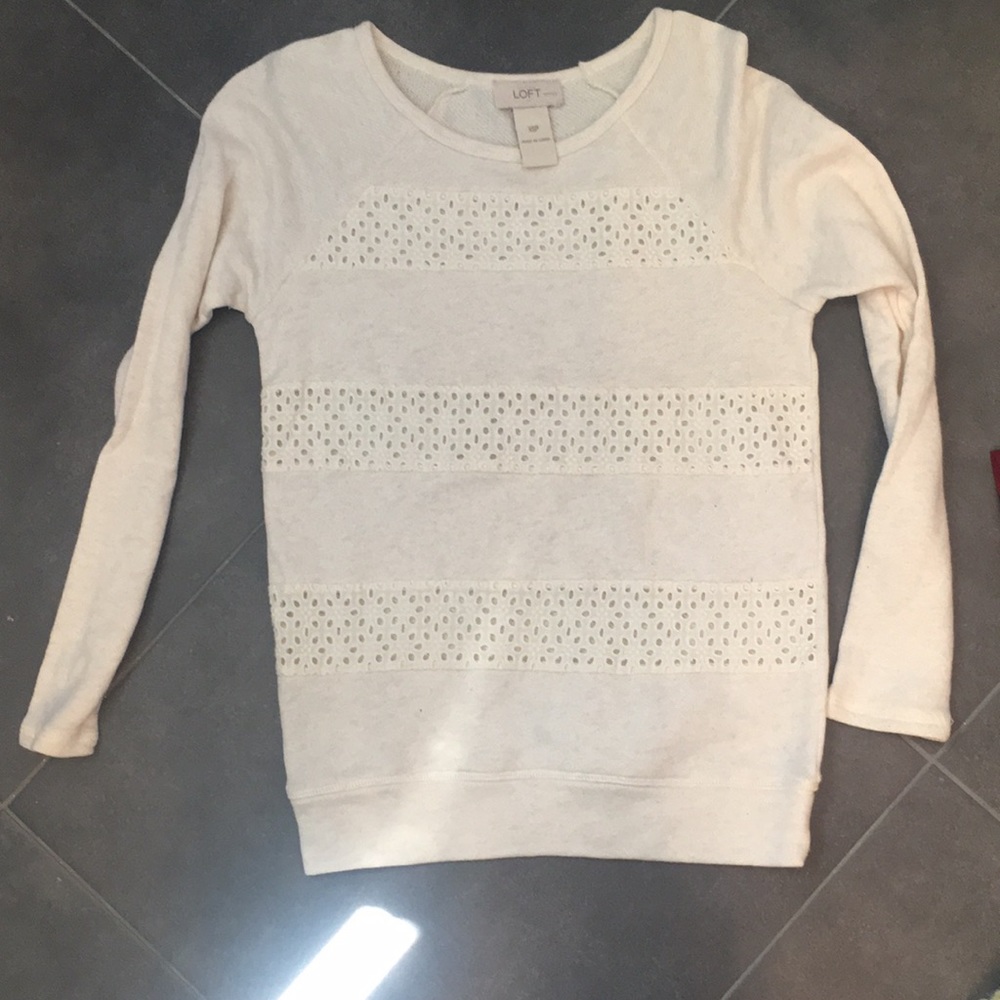 Loft tan sweater